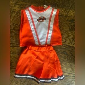 Oklahoma State University Cheerleader Dress 2 pieces Size 4